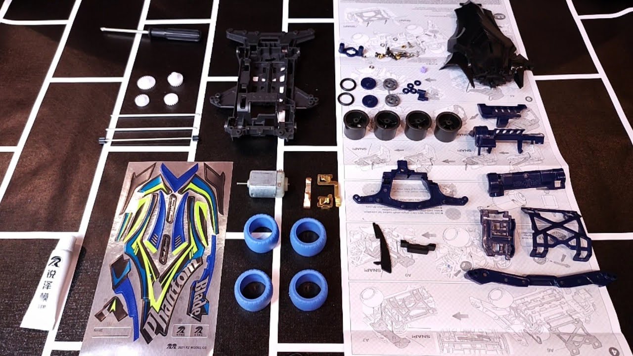 RAKIT & REVIEW PHANTOM BLADE BLACK SPECIAL SUPER XX CHASSIS MINI 4WD ...