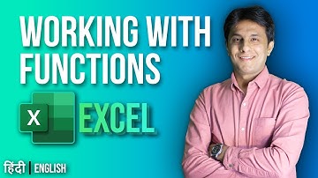 8.4 Working with Functions | Excel tutorial for Beginner 2022 | Hindi - English by Pavan Lalwani