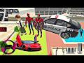 🦚 Spiderman Team VS Monster Police Car 🚓 Car Showroom Modified 🥰Indian Thift Aura 🔥Simulator 3D Game