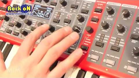 Nord Stage 3 Synth Section in Musikmesse 2017 by Rock oN