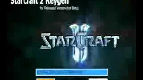 Starcraft 2 - Serial Key Generator UPDATED AS OF July 2011