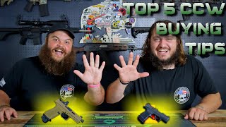 Top 5 Tips for Buying Your First Concealed Carry Weapon!