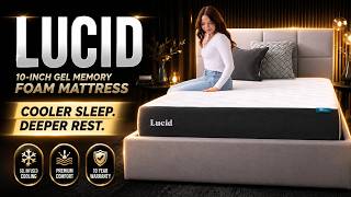 Lucid 10 Inch Gel Memory Foam Mattress Queen Review