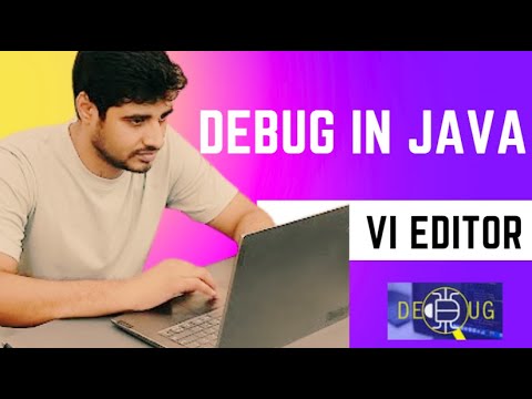 👍 How to debug in java? | Vi editor - YouTube