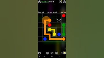 How To Solve Flow Free Bridges Starter Pack Level 20 6x6 Board Walk Through Solution Walkthrough