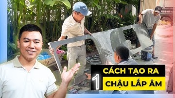 Cách lắp âm chậu rửa bát trên đá thạch anh Vicostone chi tiết | HUGA