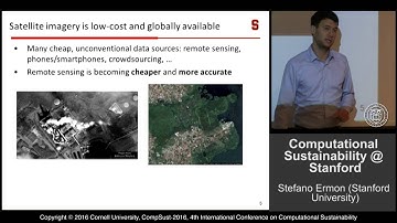 Stefano Ermon, "Computational Sustainability @ Stanford"