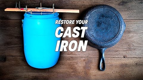 How to Build an Electrolysis Tank for Cast Iron