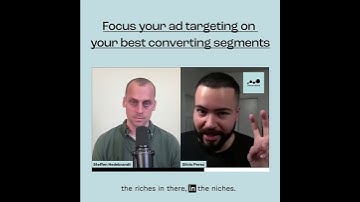 Focus your ad targeting on your best converting segments