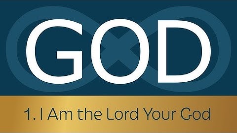 1. I Am the Lord Your God | 5 Minute Videos | PragerU