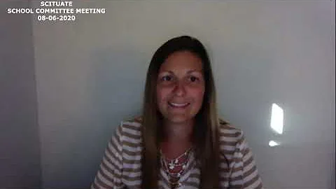 Scituate School Committee Meeting (SCM) - 08/06/2020