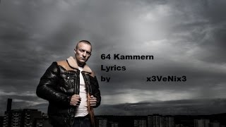 Olexesh - 64 KAMMERN (LYRICS) (SONGTEXT)