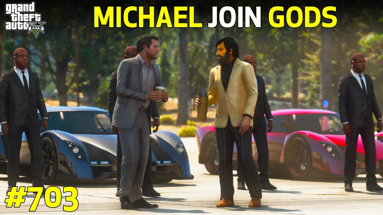 GTA 5 : MICHAEL JOIN BIGGEST GODS OF THE WORLD | GTA 5 GAMEPLAY 