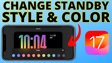 How to Change Clock Style & Color in StandBy Mode on iPhone