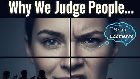 Why We Judge Others So Fast: Politics, Religion.