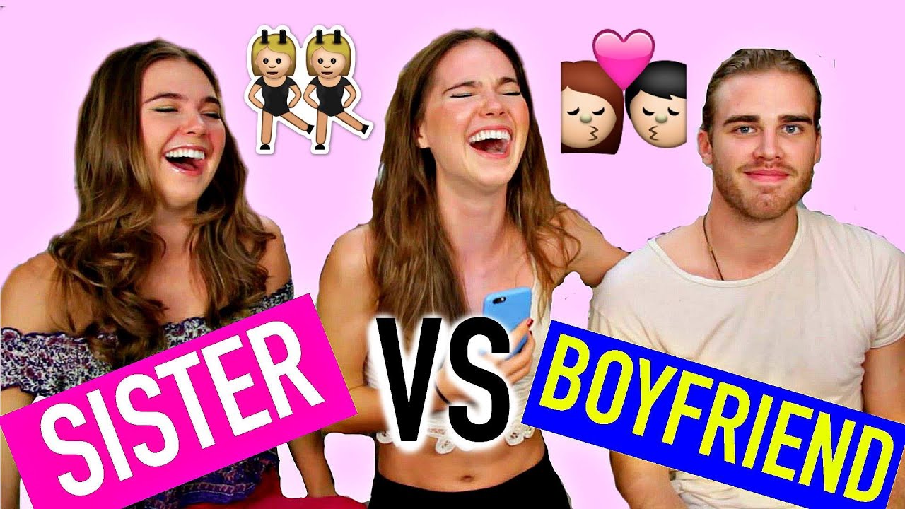 BOYFRIEND vs SISTER Challenge | NinaAndRanda
