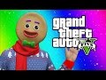 GTA 5 Online Funny Moments - Snow in Los Santos! (Snowball fights, Going to the North Pole)