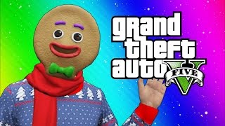 GTA 5 Online Funny Moments  Snow in Los Santos! (Snowball fights, Going to the North Pole)