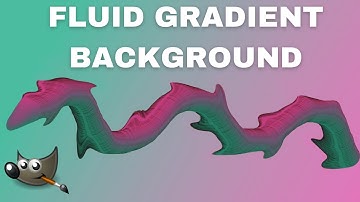 Create an abstract fluid gradient background in GIMP