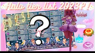 *Updated* HALO TIER LIST 2023! (Royale High Halo Tier List)