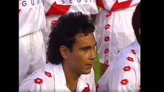Hugo Sánchez en el Rayo Vallecano (1993/94).