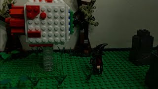 Terraria Eye of Cthulhu boss battle in lego stop mtotion