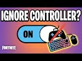 Enable Ignore Controller Input in Fortnite on PC &amp; Console