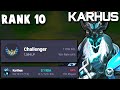 The Best Karthus in the World just hit Rank 10 Challenger with less than 200 games
