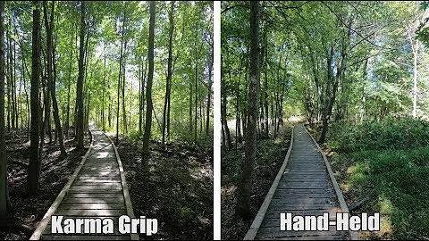 GoPro Hero 6 Handheld vs Karma Grip Comparison