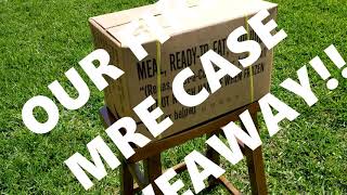 MRE case give away. Winner announced on Friday night #mrereview