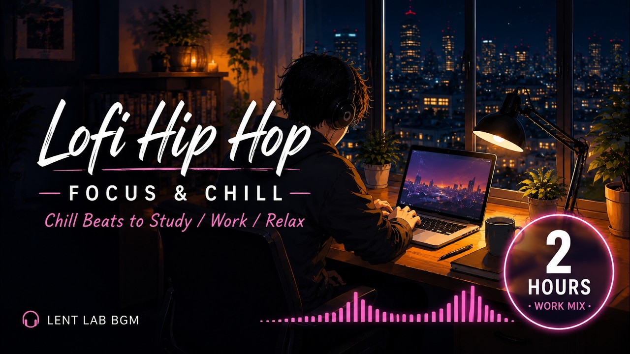 Lo-Fi Hip Hop 2 Hours • Chill Beats to Study, Work & Relax / Lento Lab ...