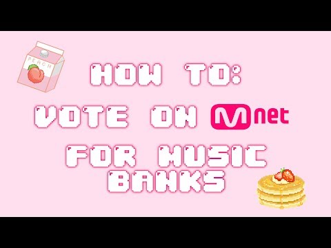 ♡ how to vote on mnet for music bank wins ♡ pixelsehun