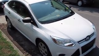 2013 Ford Focus S Walkaround, Start up, Tour, Overview and Review