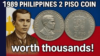 1989 Philippines 2 Piso Coin – Rare & Shiny! Don’t Spend It, Collect It! 🇵🇭💰 | TimeCoin|@Coins#Time