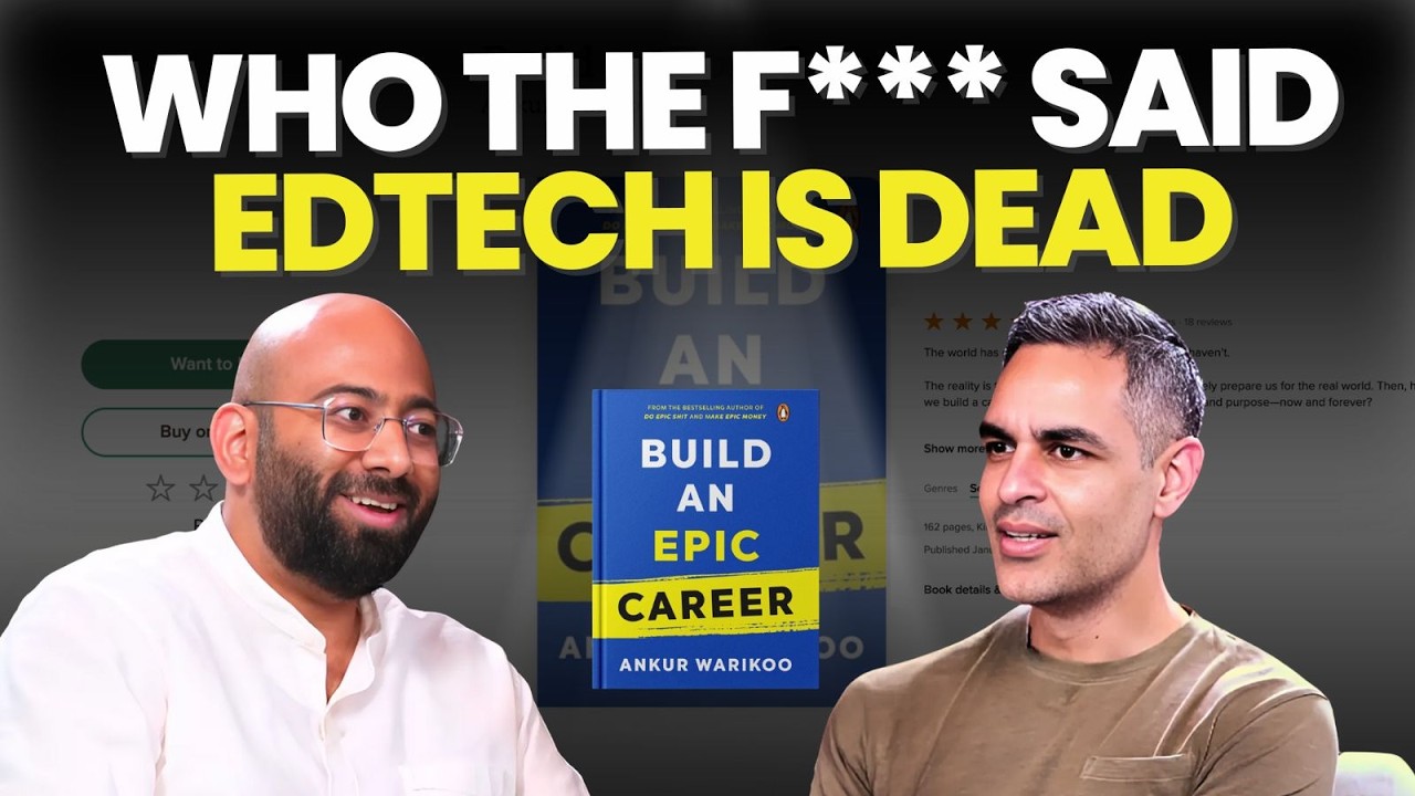⁣S4E16: How Is Ankur Warikoo Scaling a ₹70 Cr EdTech Company & Making ₹4.5 Cr in Book Royalties?