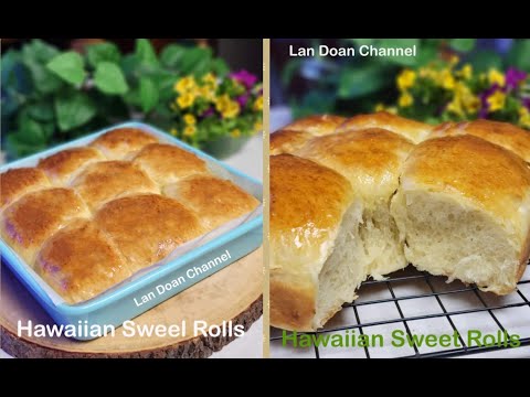 Video HAWAIIAN BUNS/ SWEET ROLLS No Knead Recipe ???? 夏威夷甜麵包... - youtube