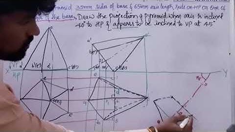 Engineering Graphics/Solids/Pyramids/Video-4