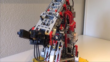 Building a 6-axis robot arm for Lego World 2017, work in progress by Sioux.NET on Track