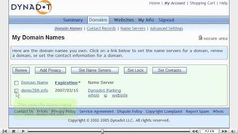 Update your DNS at DynaDot.com by VodaHost web hosting