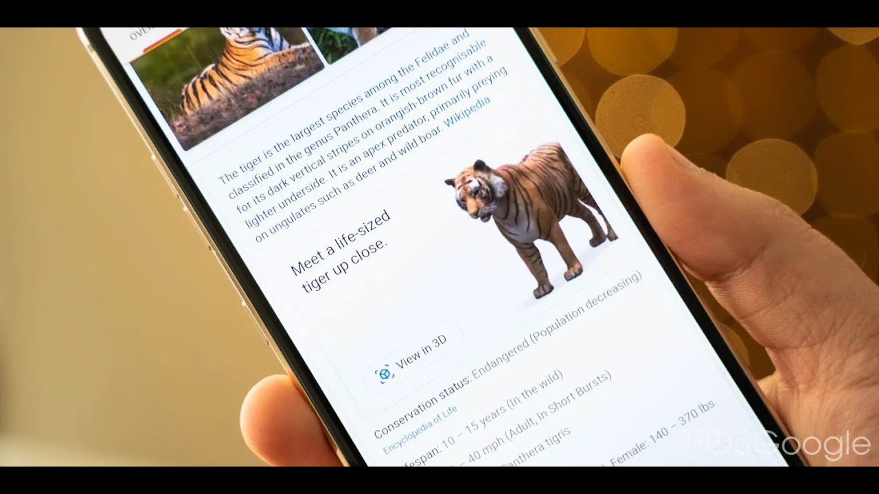 Google 3D Animals: How to see dog, tiger, duck, birds in your living room  on Android, iOS