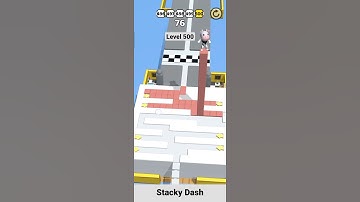 Stacky Dash games LVL 500 #shorts #stackydash