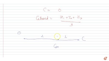 Let A,B and C represent the complex number `z_1, z_2, z_3` respectively on the complex plane. I...