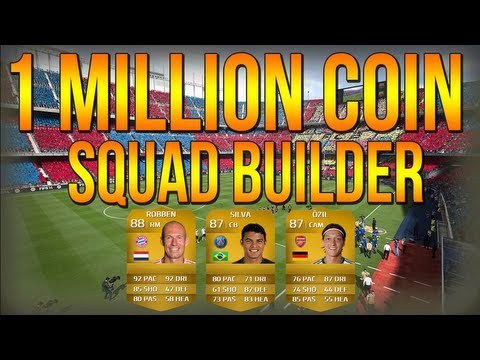 FIFA 14 Ultimate Team | 1,000,000 Coin Squad Builder Ft. 88 Rated Player!