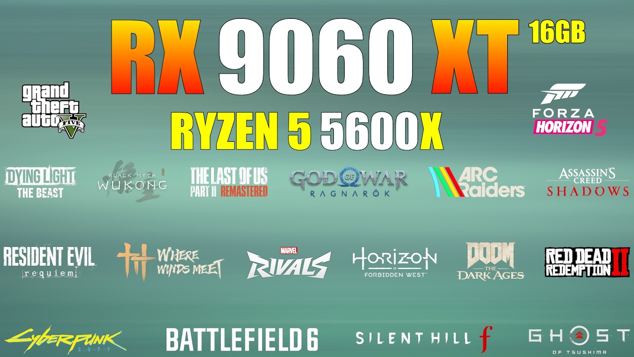 RX 9060 XT 16GB + Ryzen 5 5600X : Is AM4 Build Worth it in 2026 