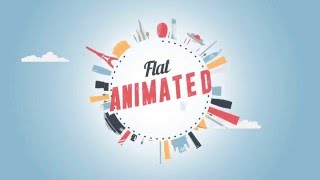 Flat Animated World Cities (After Effects Template)