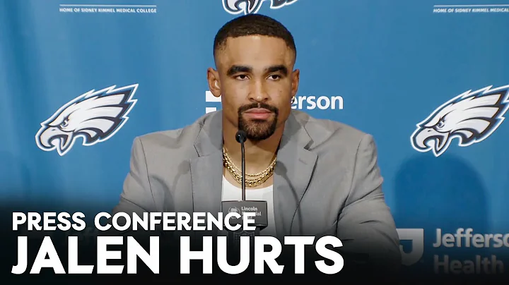 Postgame Press Conference: Jalen Hurts | Dallas Cowboys vs Philadelphia Eagles