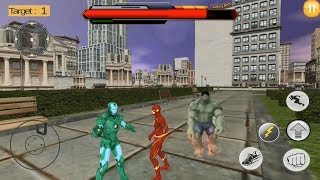 Grand Superheroes League Clash of Justice | Flash Hero Vs Spider, Bat Man, Hulk | Android GamePlay screenshot 5