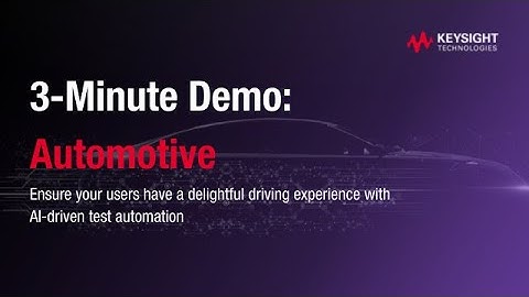 3-Minute Demo: Automotive