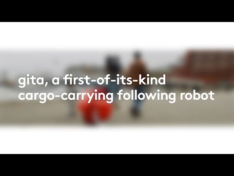 gita, a first-of-its-kind cargo-carrying following robot