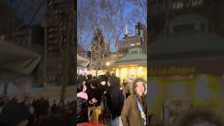 NYC Chaos: Bryant Park Blocked Off🚨 #nyc